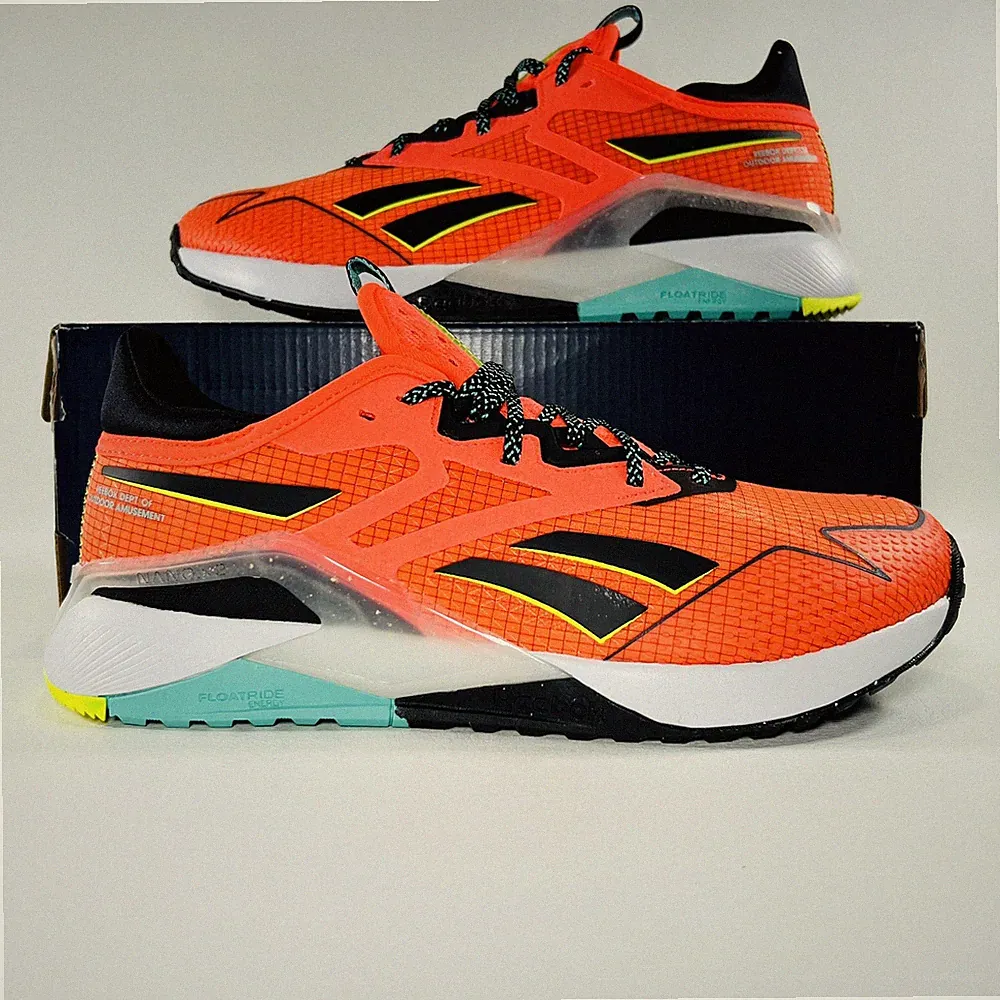 Reebok Nano X2 TR Adventure Men's Training Shoes Athletic Sneakers Orange GY2116