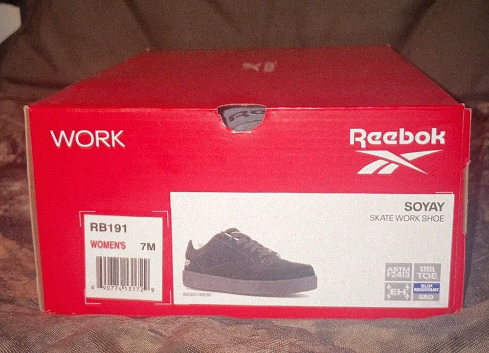 Reebok Soyay RB191 Women's 7M Steel Toe EH SRO Skate Work Shoe
