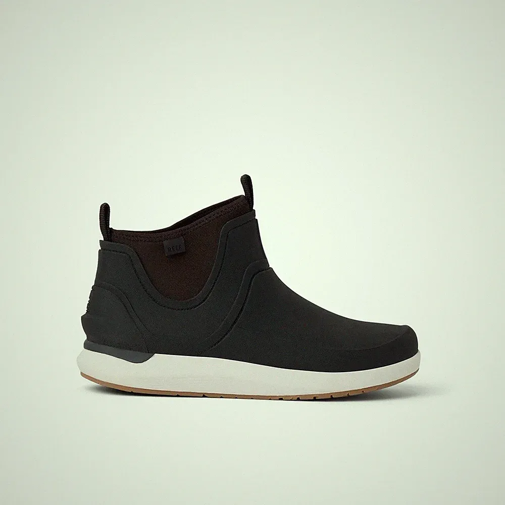 Reef Swellsole Scallywag Men's Ankle Boots Black/White/Gum, Size 12 New With Box