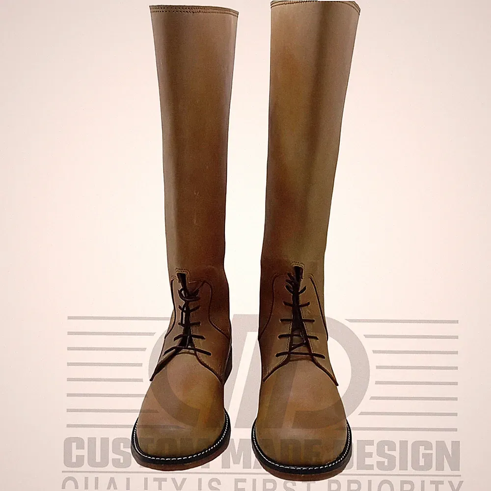 Riding Boots For Men | Goatskin Leather Riding Boots | Custom Tall Riding Boot