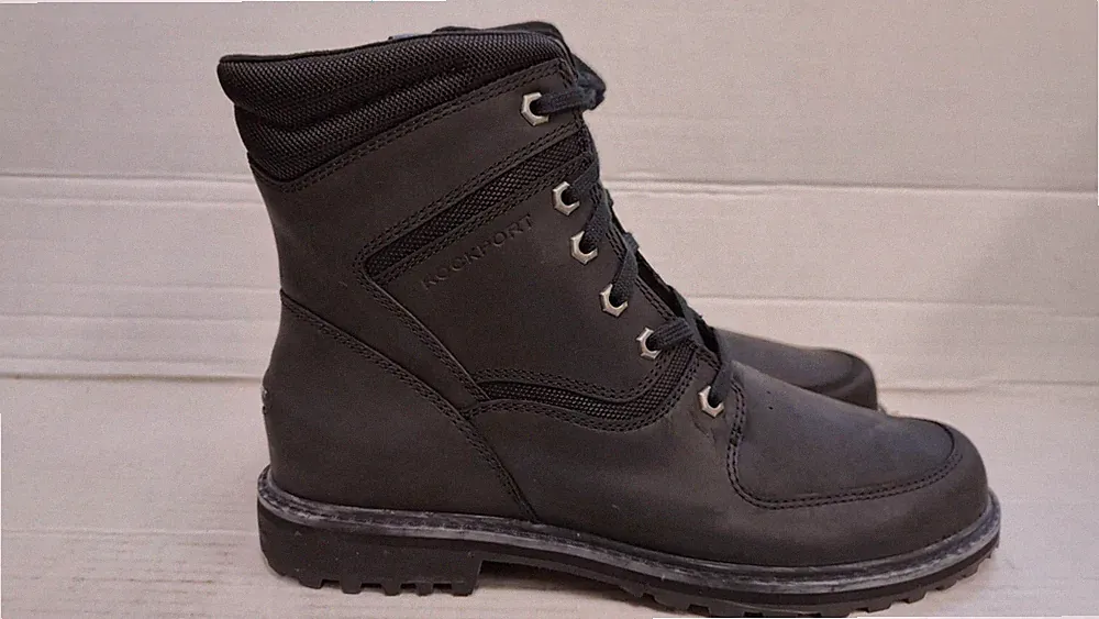 Rockport Machane Hi Boots Men Size 7.5 Rugged Leather Casual Hiking Trail Shoes