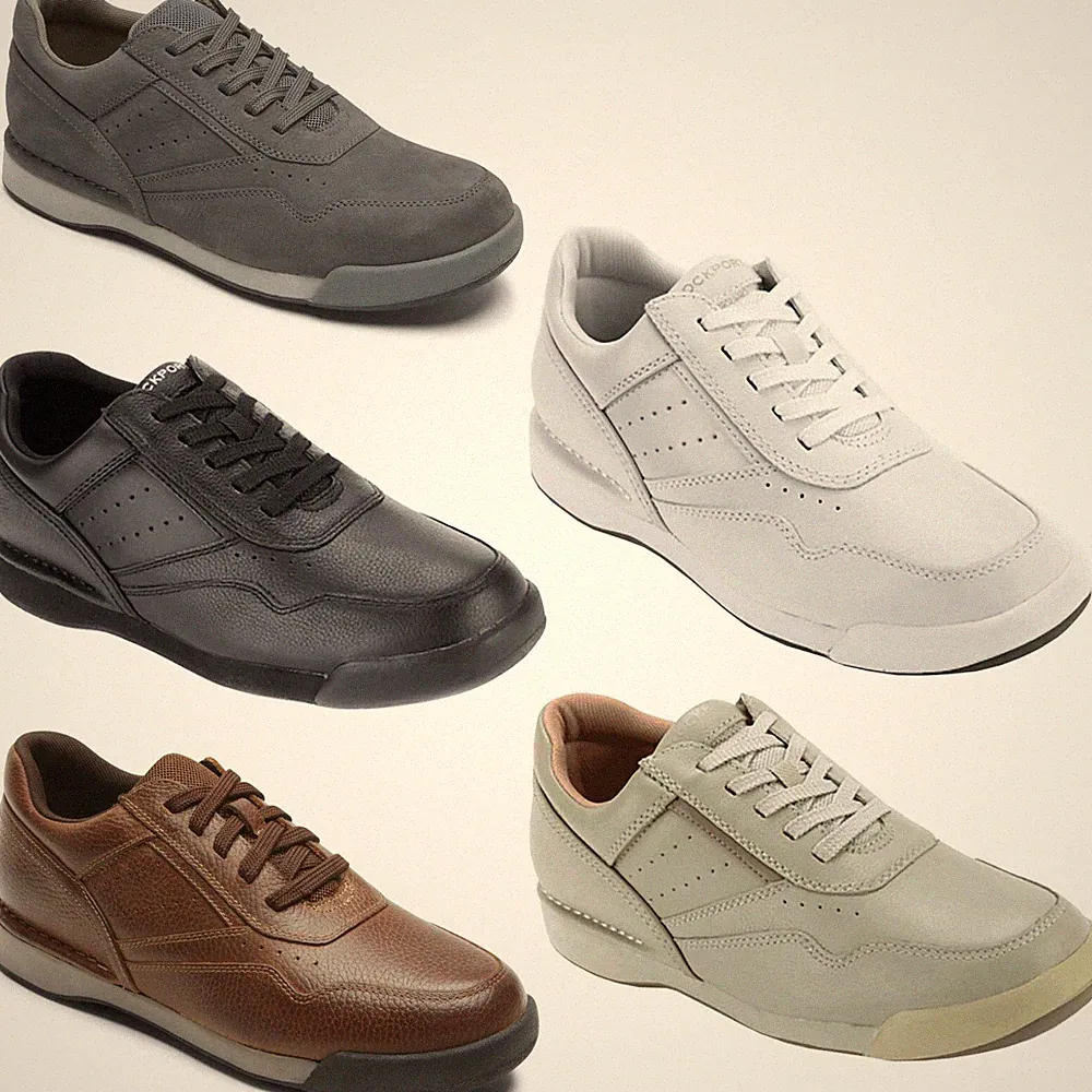 ROCKPORT Prowalker M7100 Men's Arch Support Walking Full Grain leather Shoes
