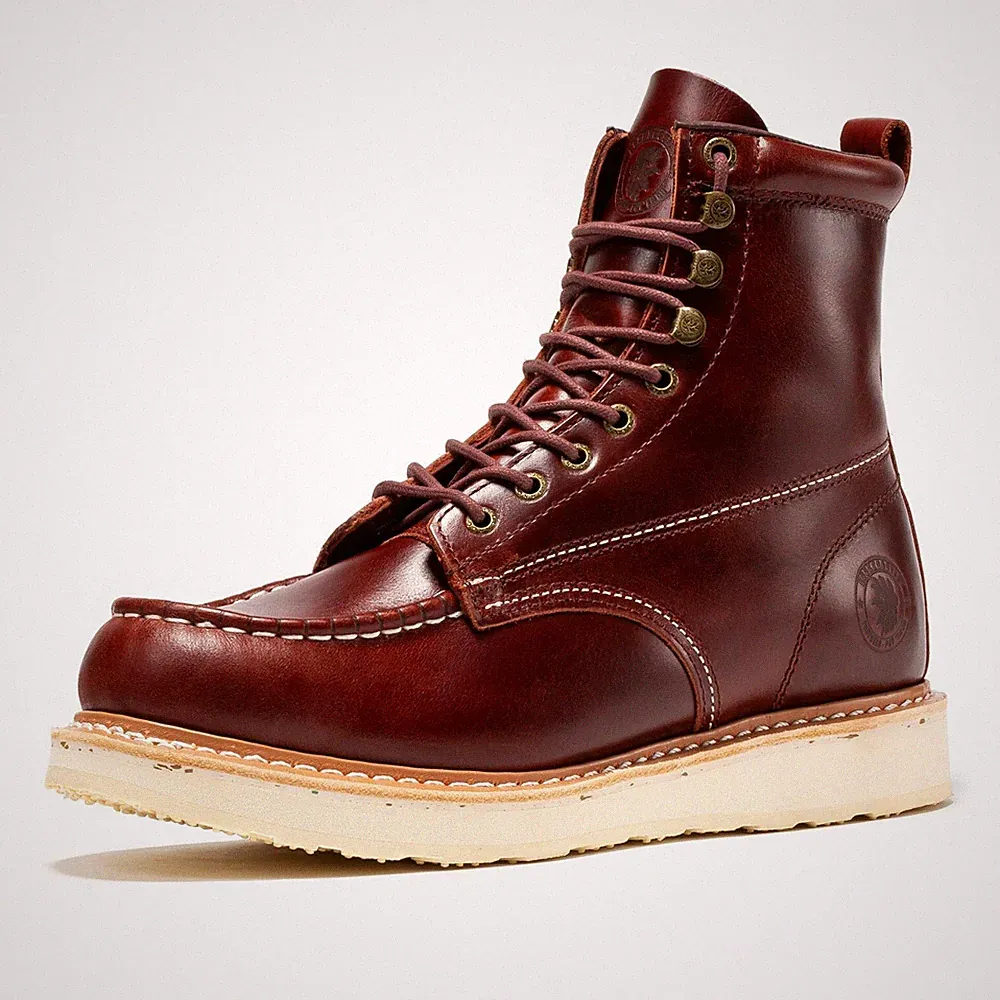ROCKROOSTER 2024 New Design Men's Soft Toe Work Boots Rubber Outsole EH Shoes