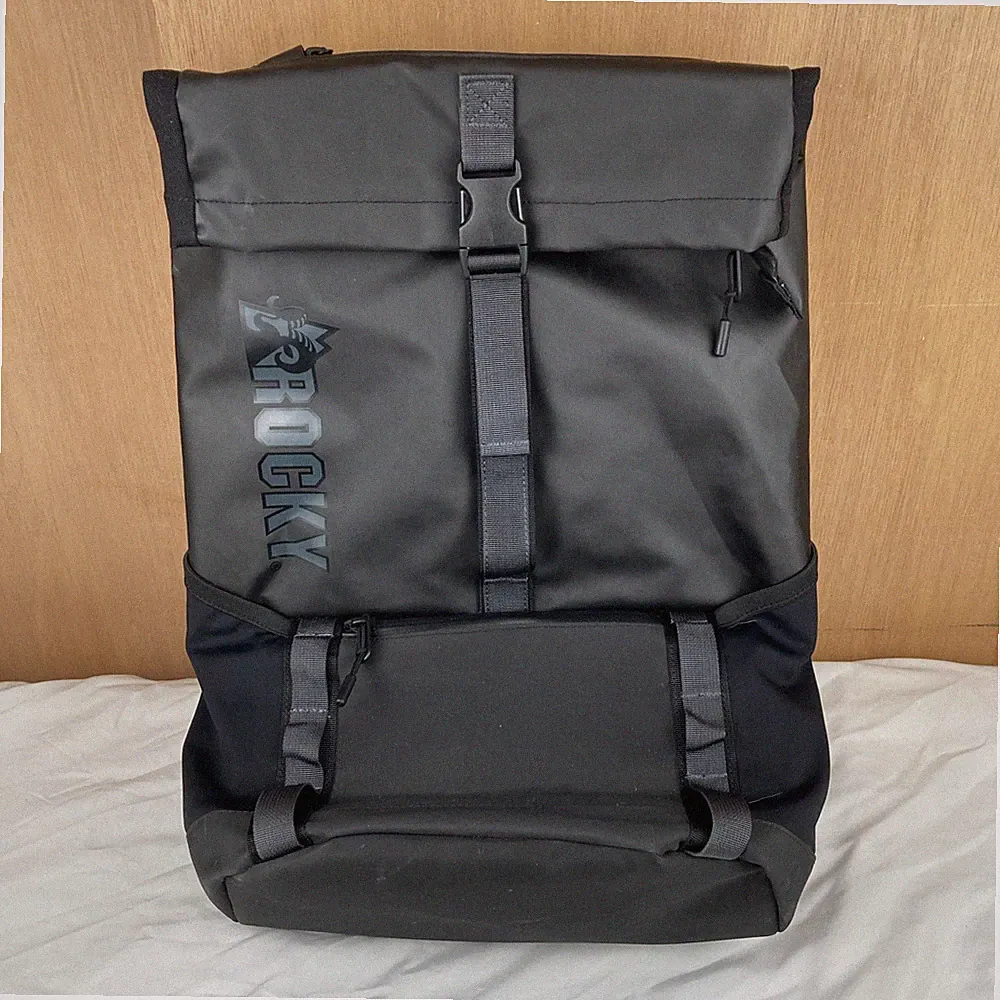 Rocky Boots Backpack Black 30L Water Resistant Laptop Sleeve Commuter Daypack