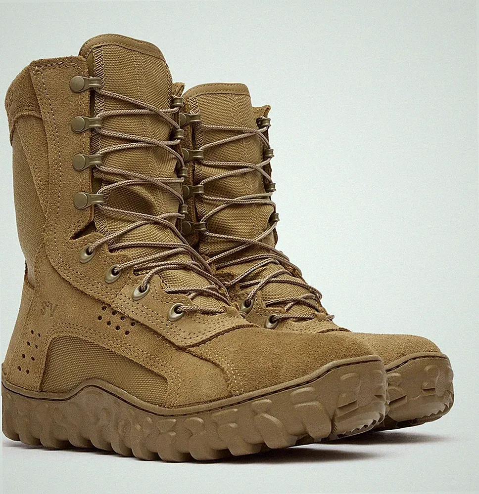 ROCKY Brown Desert Tactical Boots Uninsulated for Men