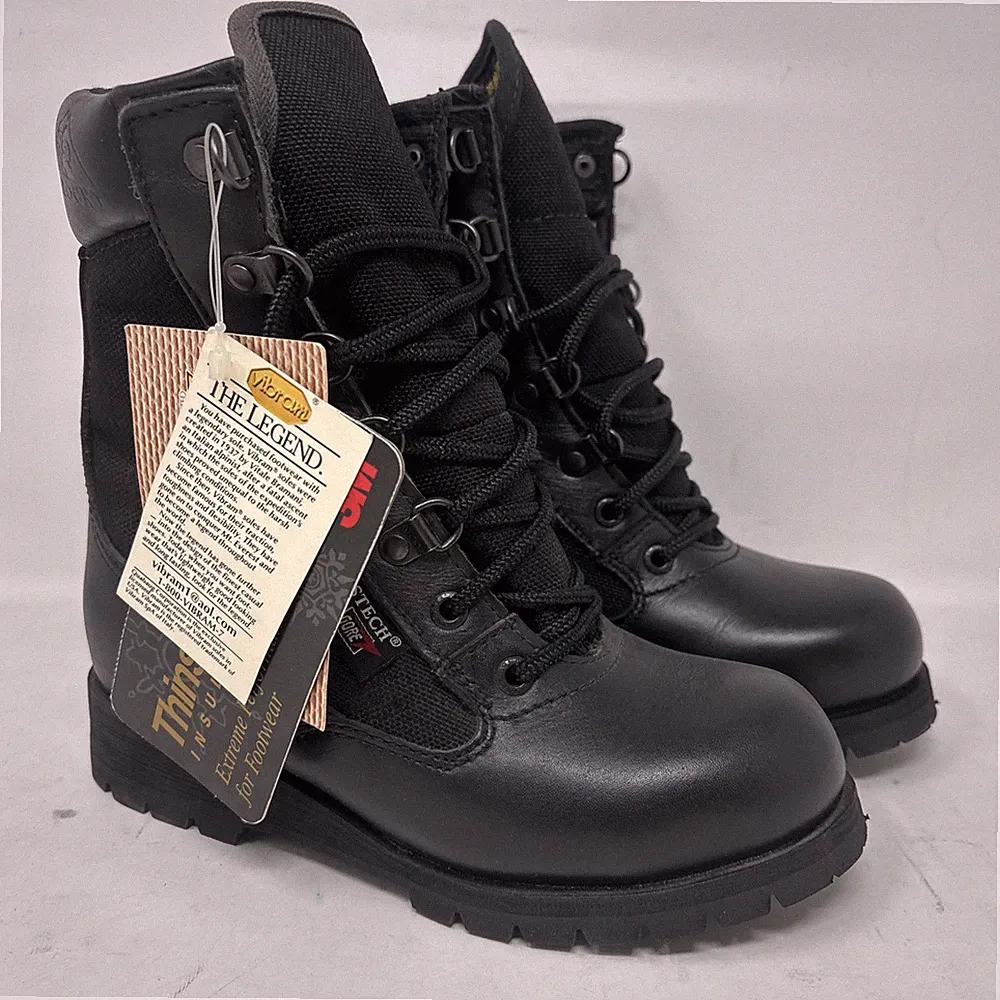 Rocky Eliminator 6" Thinsulate Steel Toe Work Boots Black Size 5 M US