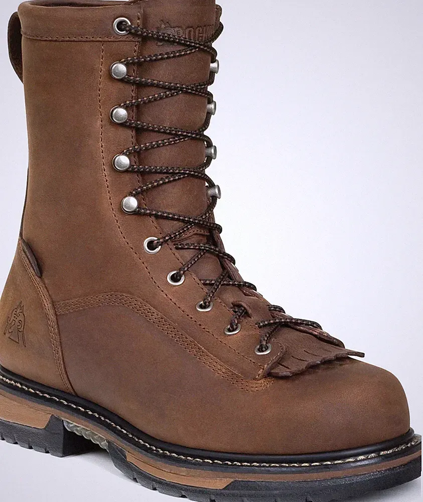 ROCKY IRONCLAD STEEL TOE WATERPROOF WORK BOOTS NEW MEN'S MANY SIZES FQ0006698