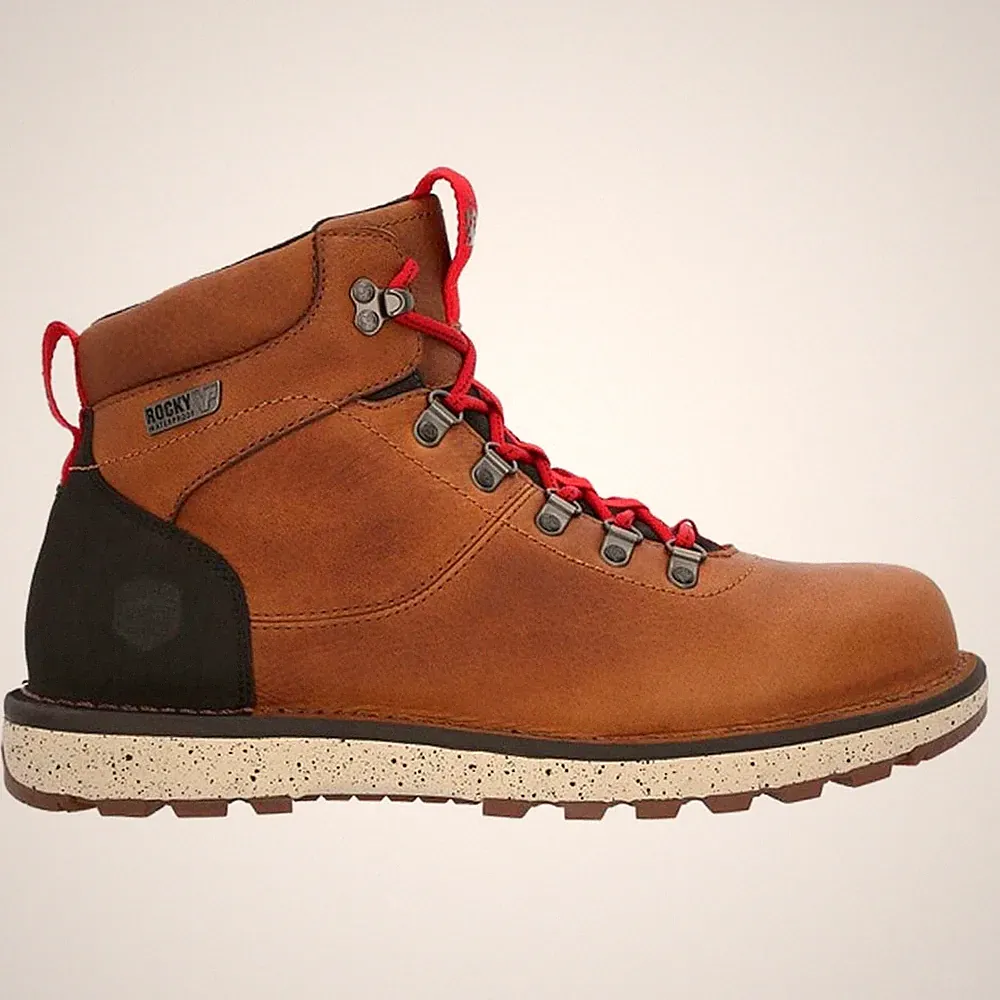 Rocky Legacy 32 Waterproof Round Toe Hiking Mens Brown Casual Boots RKS0538