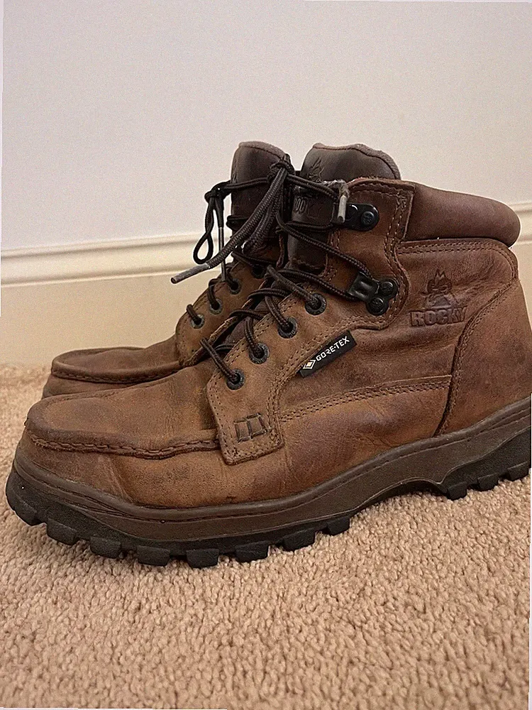 Rocky Outback 6" GoreTex Waterproof Brown Hiking Boot 8723 Men's Size 10 M GTX