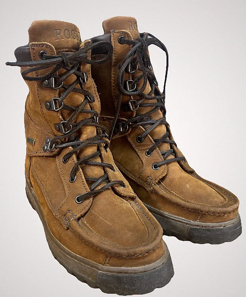 Rocky Outback Gore-Tex Waterproof Boot for Men Size 9M Durable Hiking Boots