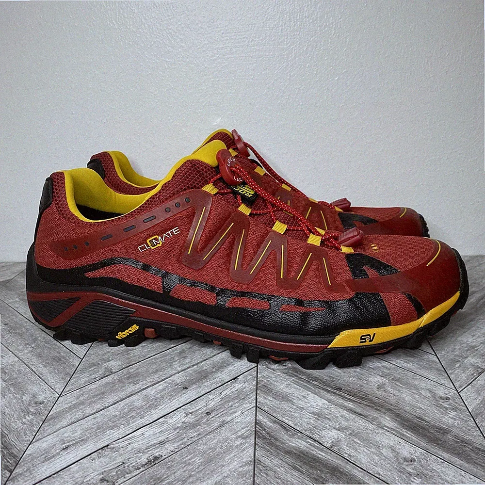 Rocky S2V Hiking Trail Shoes RED Vibram Survival Men's Size 13