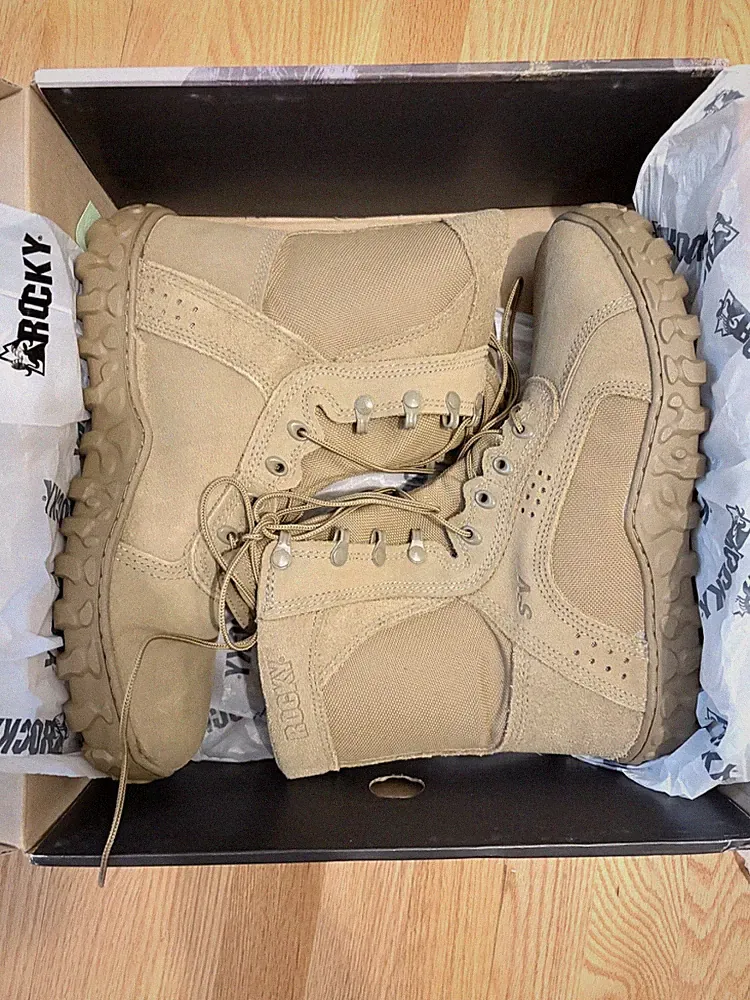 ROCKY S2V RYRKC050 Men's Tactical Military Boots - Coyote Brown, US 12.5