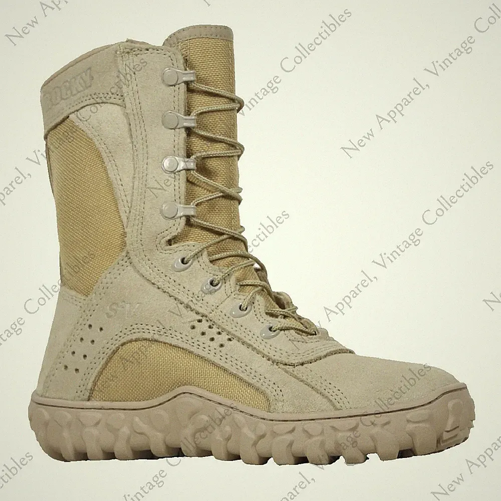 Rocky S2V Special Ops Combat Boots For Work/Military, Men's Size 6.5/Women's 7.5