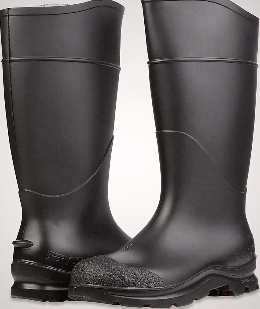 Rubber Fishing Hunting Waterproof PVC Work Mud CHORE MENS BOOTS Plain Soft Toe