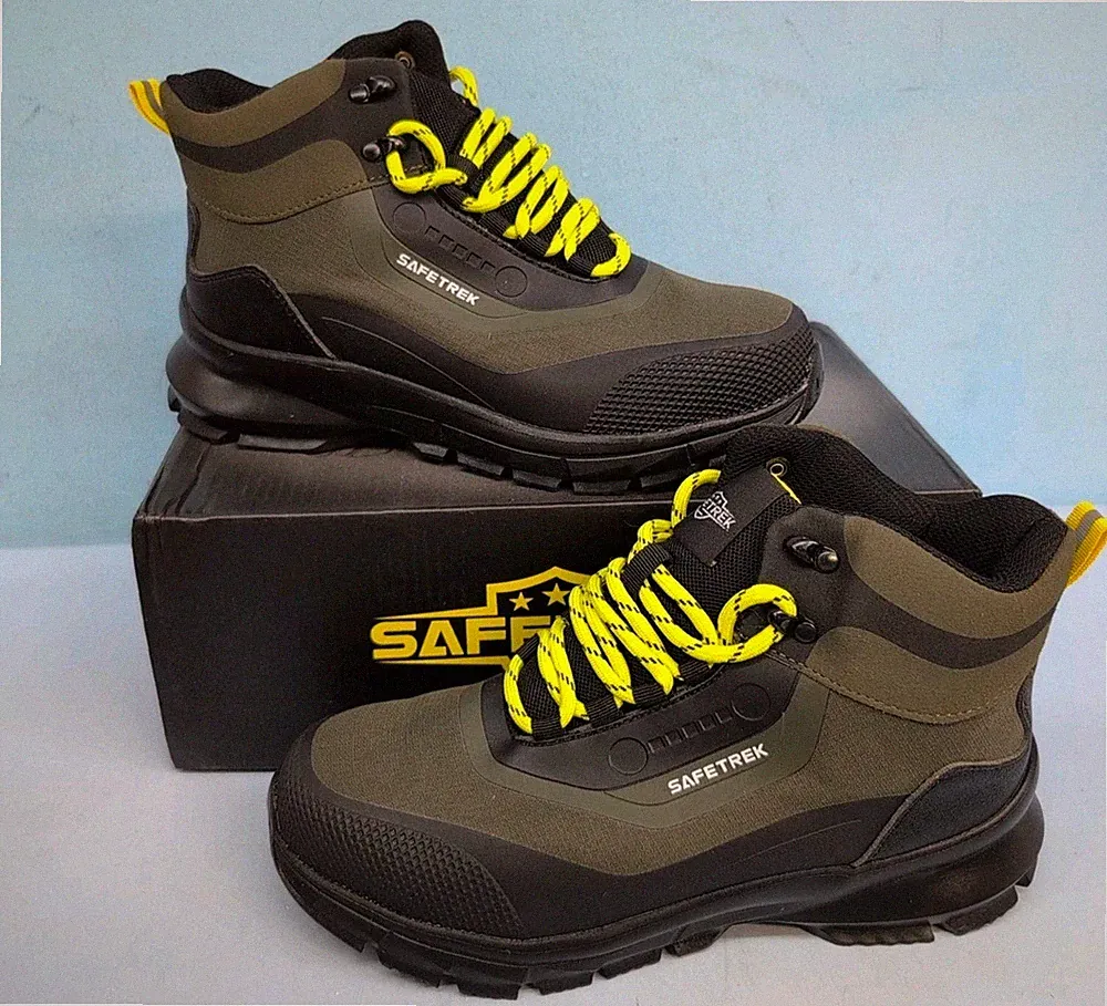 Safetrek Steel Toe Puncture Free Waterproof Hiking Men's Safety Work Boots CN 39