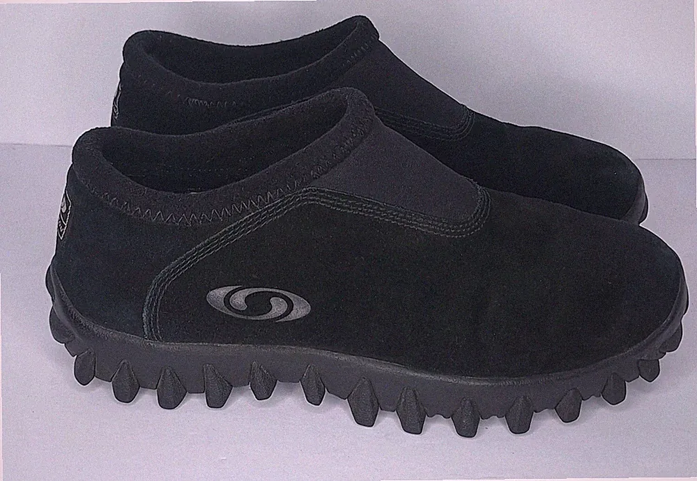 SALOMON Contagrip CX Black Insulated Slip On Snow Clog Shoes Men's Size 10