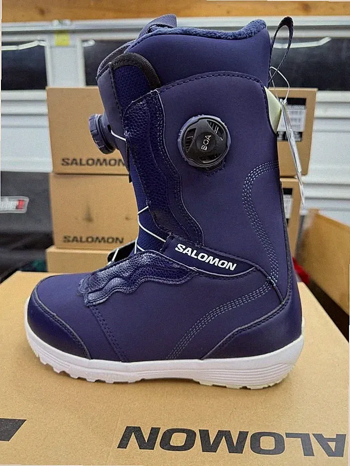 Salomon Ivy BOA SJ Women's Snowboard Boots Evening Blue US 6