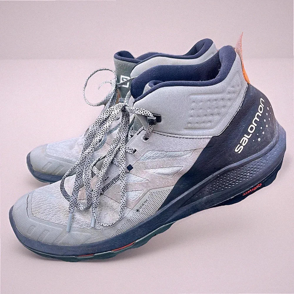 Salomon Outpulse Mid GTX Gore-Tex Men Gray Trail Hiking Boots 415889 US Size 13