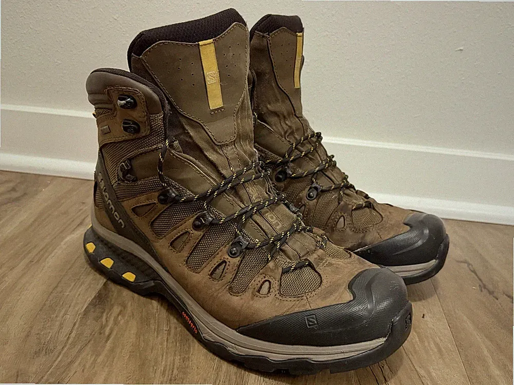 Salomon Quest 4D 3 GTX Hiking Boots 401518 Waterproof Trail Mens Size 12