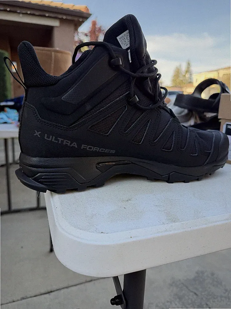 Salomon X Ultra Forces Men's Black Outdoor Trail Hiking Boots Durable Footwear