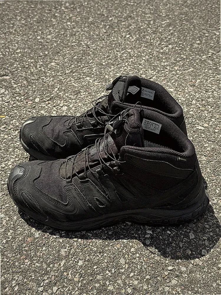 Salomon XA Forces Mid GTX Mens Tactical Hiking Boots Black Size 11