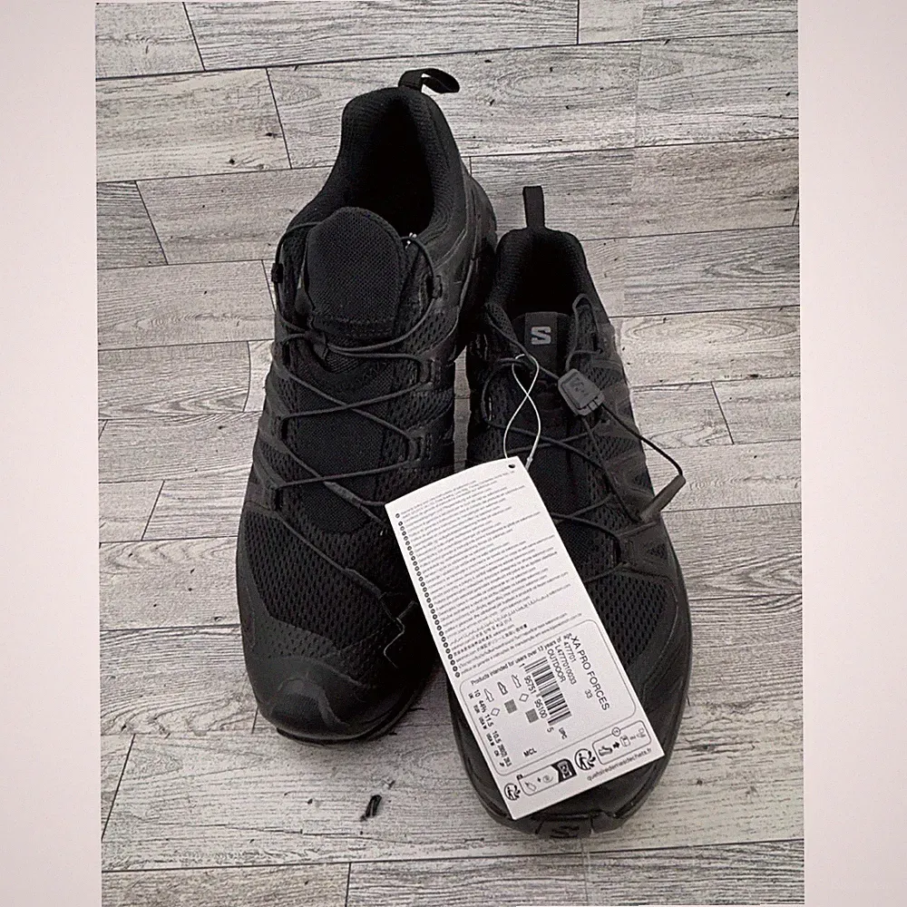 Salomon XA Pro Forces Men Size 10.5 Black Tactical Hiking Shoes 477701 NWT