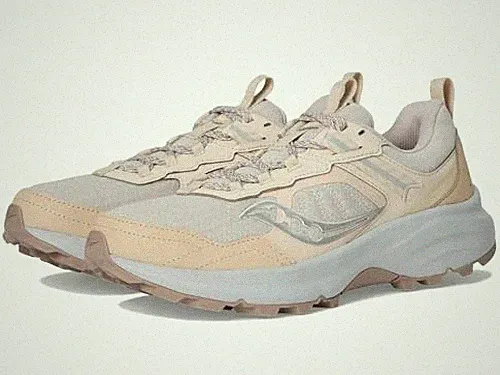 SAUCONY WOMEN'S EXCURSION TR17 HIKING SHOES - SIZE 10 WOMEN - OAT/PEONY