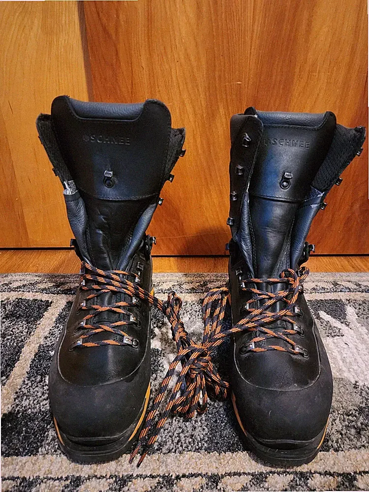 Schnee's Granite Pro Men's Hiking Boots Black Orange US 13 Medium SCW-902