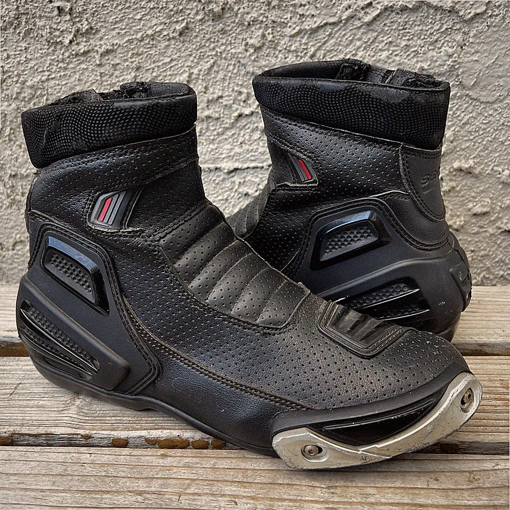 SEDICI Boots Size 10 Hipora Motorcycle Riding Waterproof Black Moto