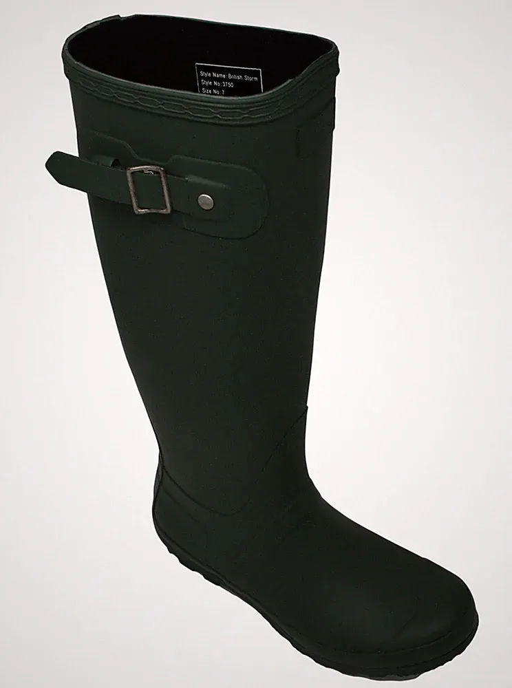 Seven 7 British Storm Women's Rain Boots (Olive, Size 7)