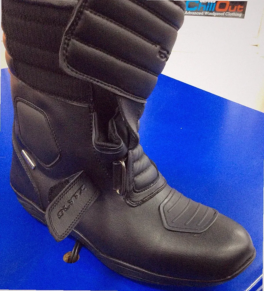 Short Ankle Motorcycle Boots Leather Motorbike/Scooter Armoured Shoes- QUARTZ