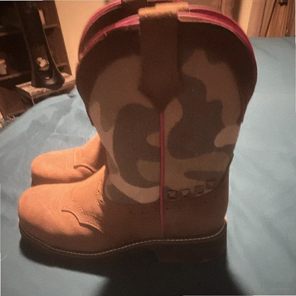 Shyanne Western Equestrian Boots Camouflage Pink BSWSP22P6 Size 9B