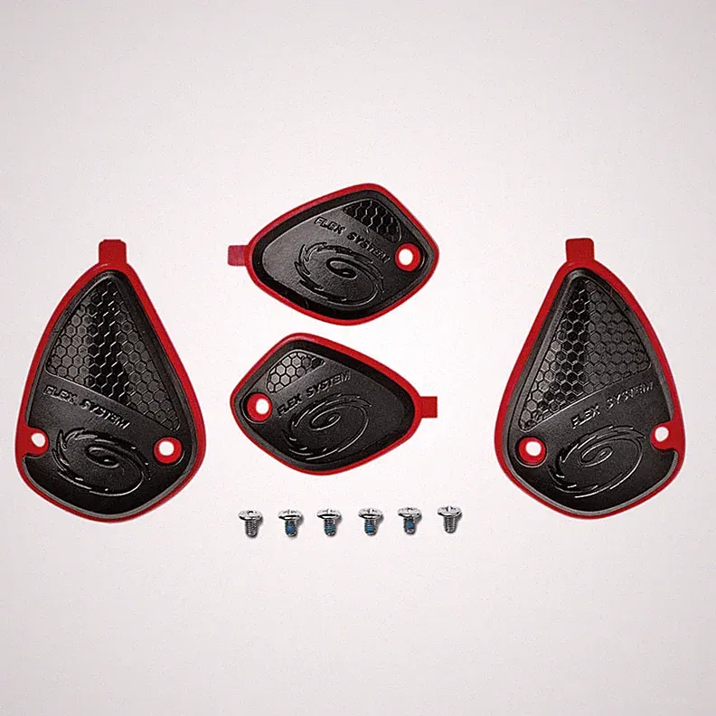 SIDI Crossfire Motorcycle Boots Ankle Support Screw on Black/Red + Screws