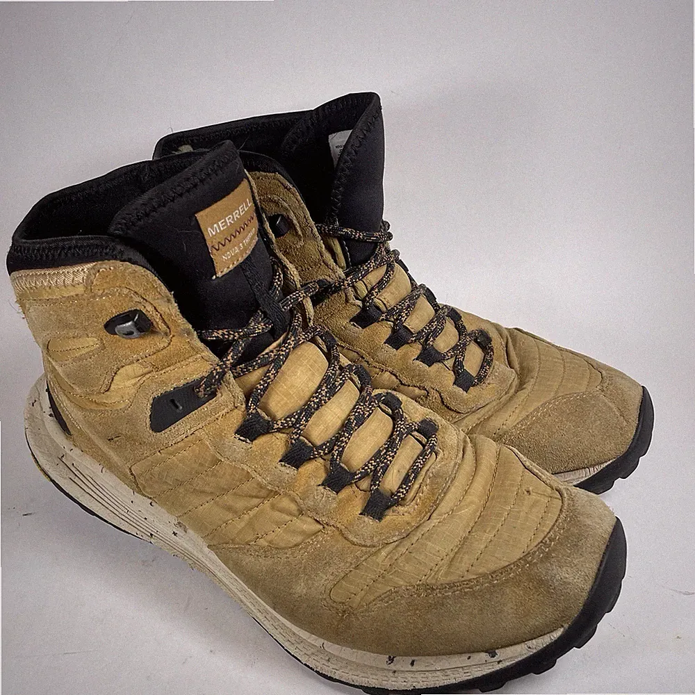 Size 10.5 - Merrell Nova 3 Thermo Waterproof Insulated Hiking Boots Tan *