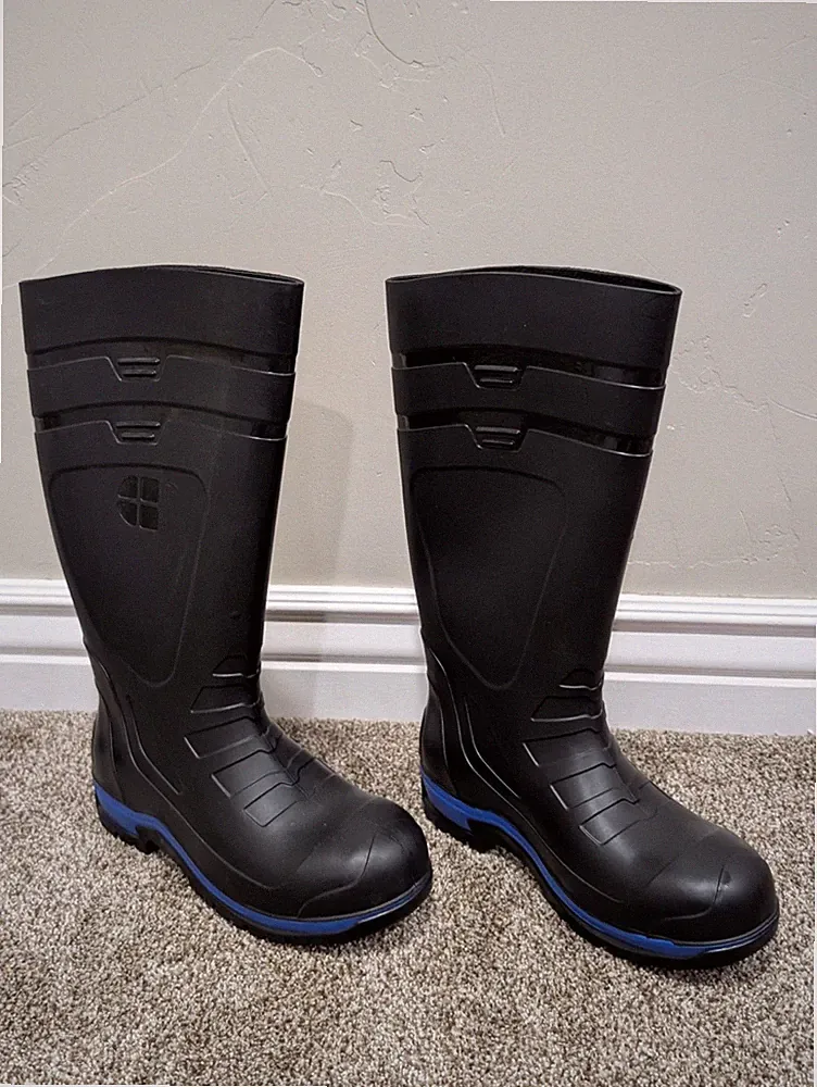 Size 7 Men's (9 W's) Shoes For Crews Sentry PRO Black Pull On Oil Resistant Boot