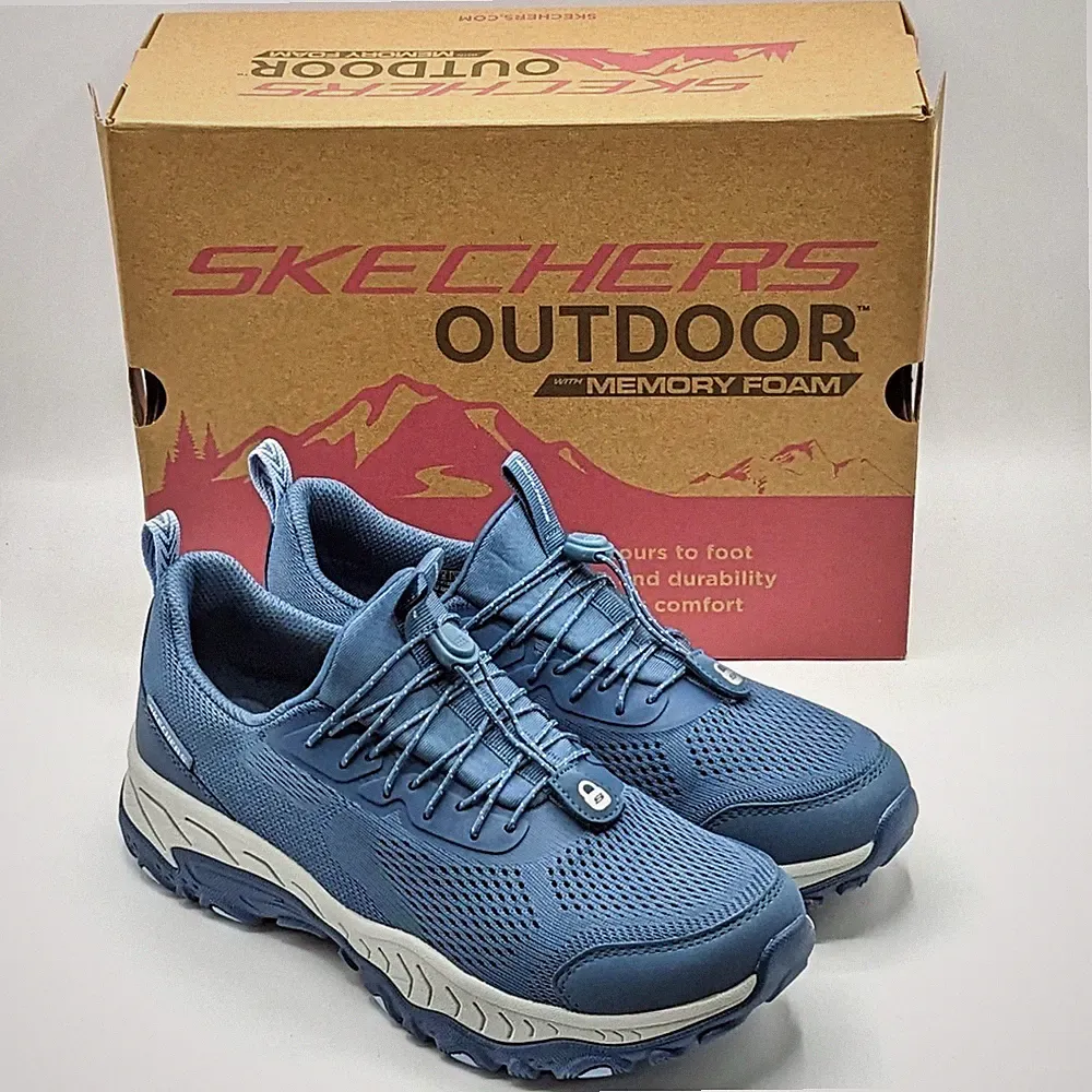 Skechers Grand Peak Sport Women’s Trail Hiking & Walking Shoe (Blue) NEW 6 & 6.5