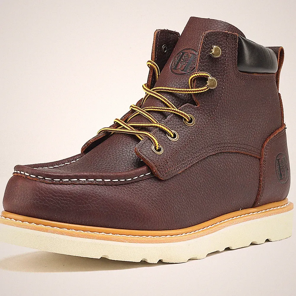 Soft Moc Toe EH Mens Work Boots Construction Non-Slip Water Resistant (305)
