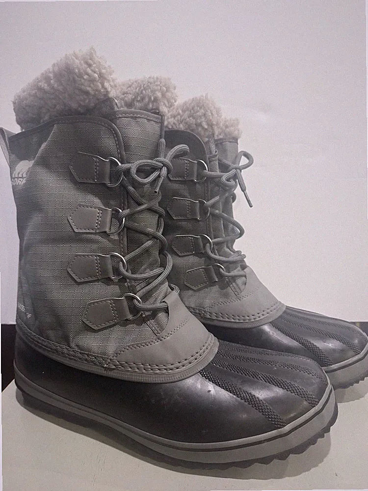 Sorel Caribou WP Waterproof Insulated Snow Men's Boots - Black, US Size 13