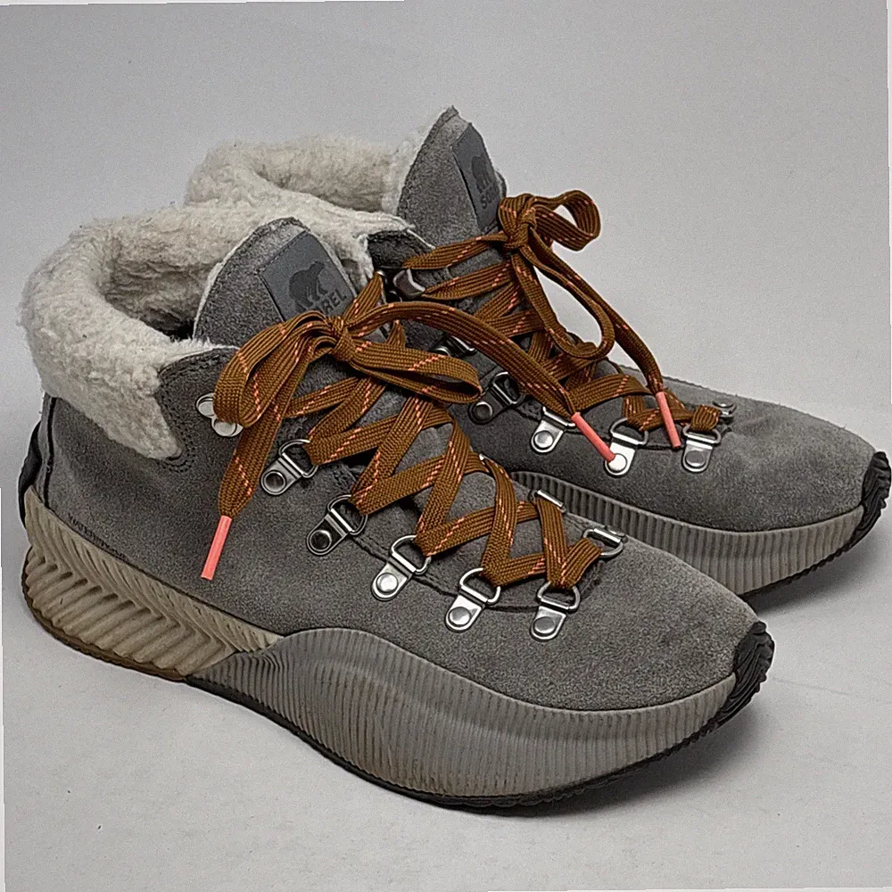 Sorel Out 'N About III Conquest Snow Boots 8 NL4434-052 Nubuk Suede Waterproof