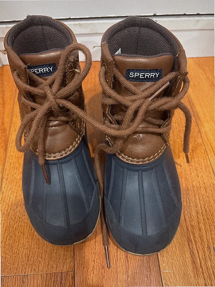 sperry duck boys boots