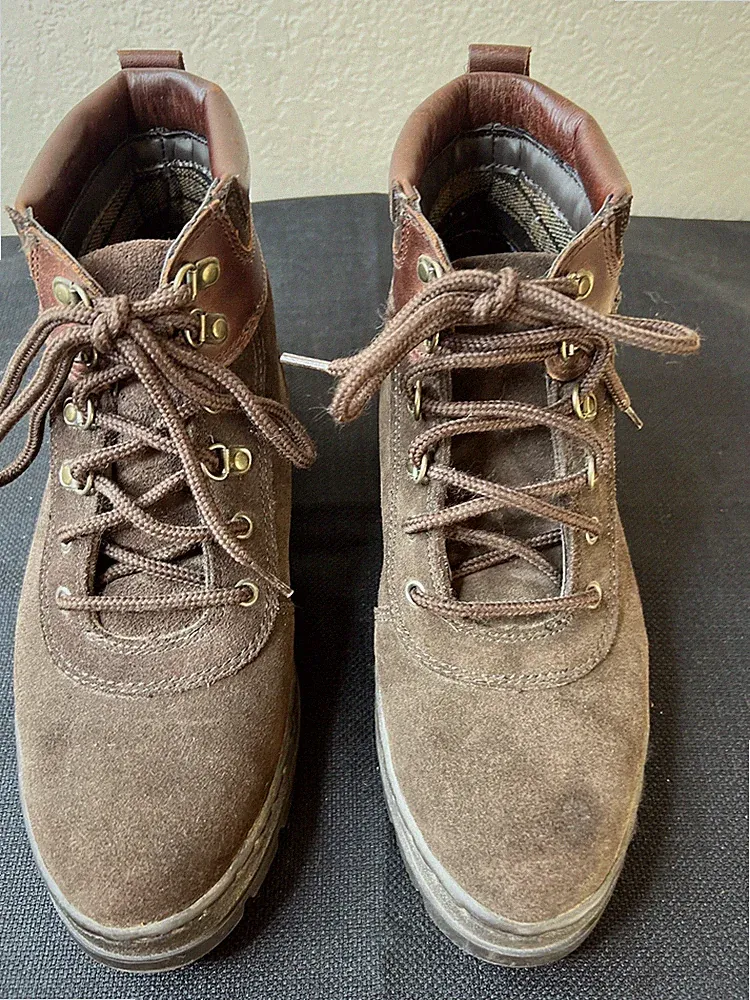 Sporto Brown Hiking Boots Women’s Size 8M Leather Upper Lace Up W2107-36
