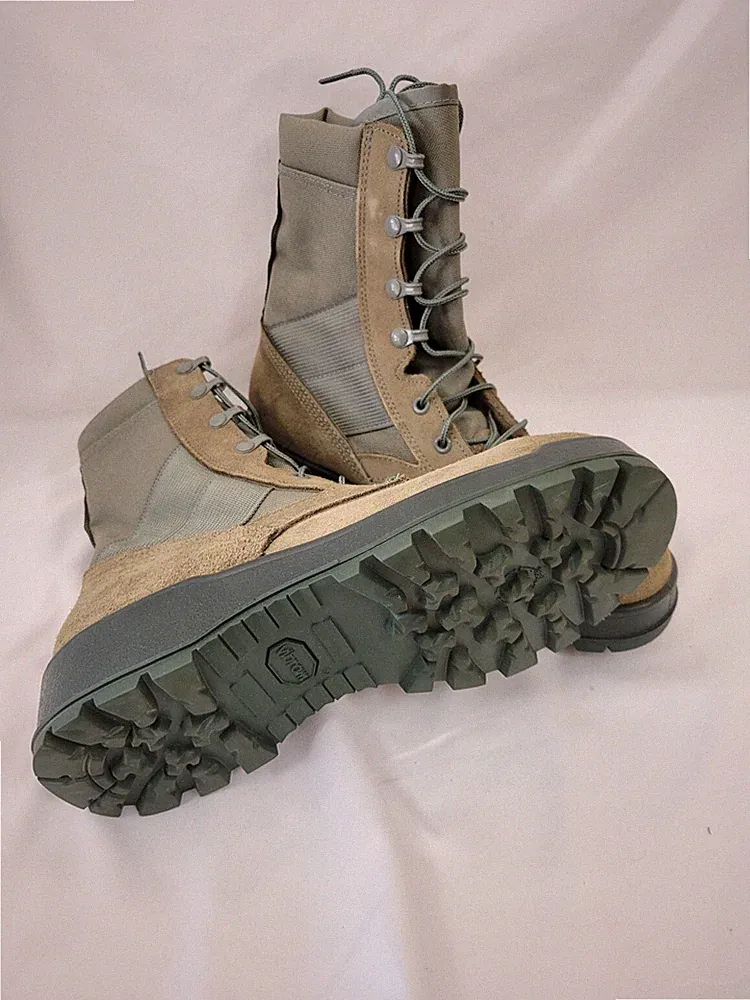 Steel toe boots Combat military style hot weather