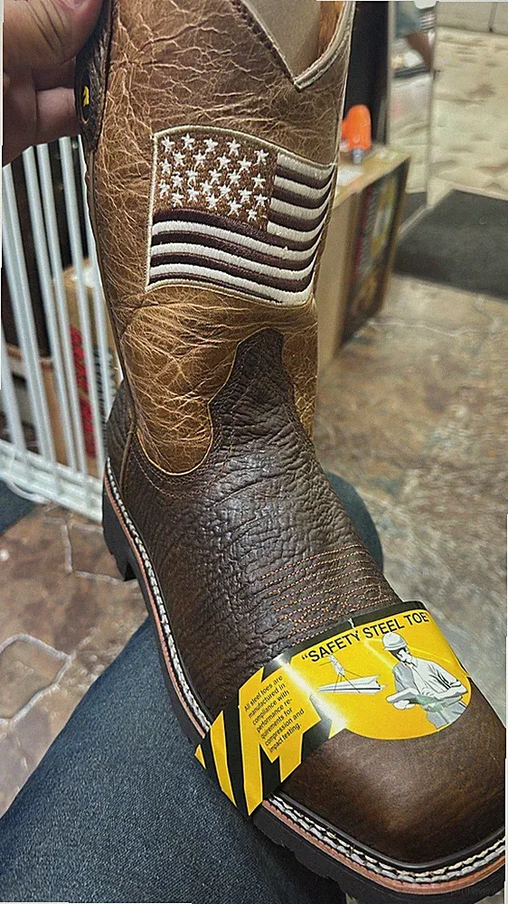 Steel Toe Work Boots.