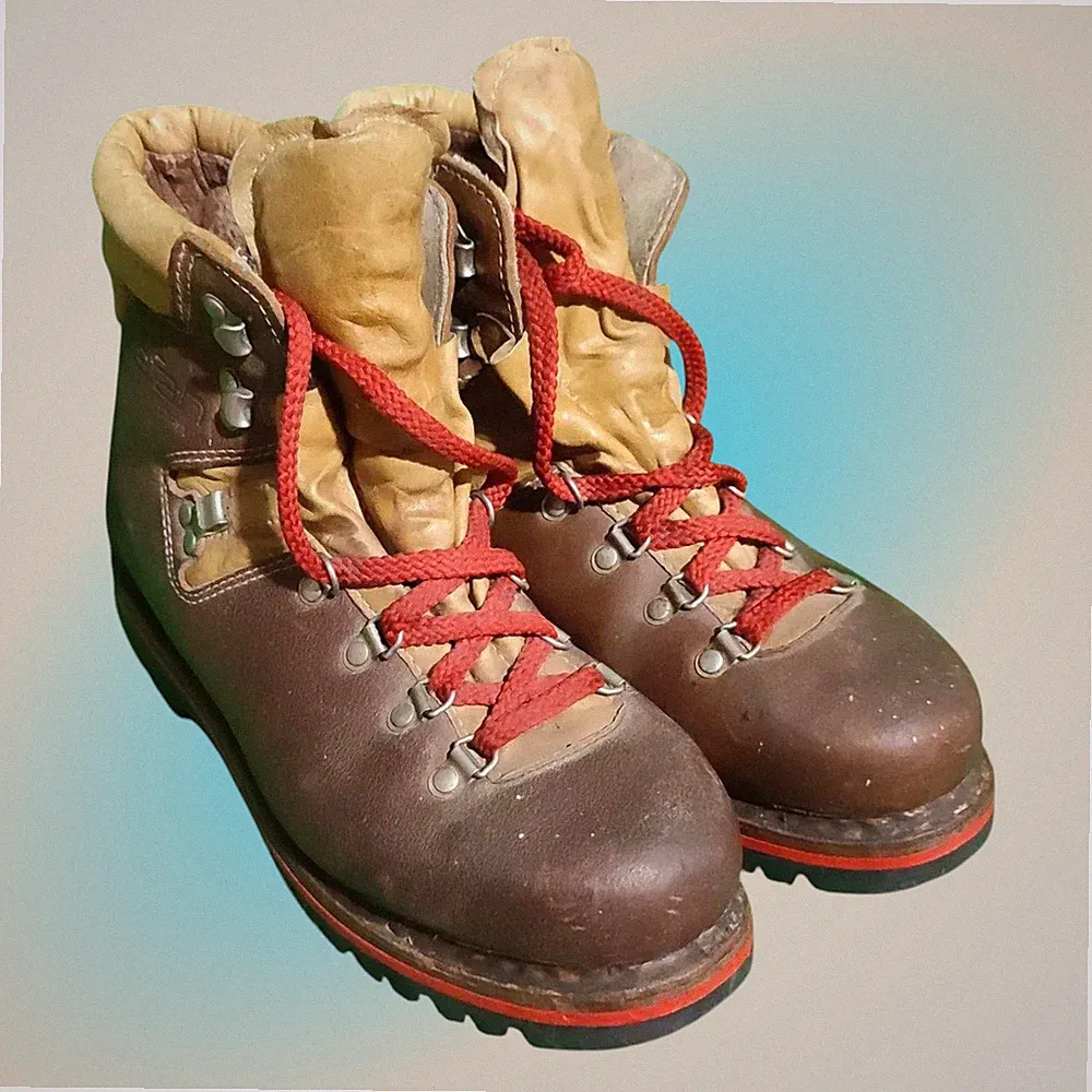 STEFAN Austria Mens Hiking Boots Mountain Shoes Mountaineering Hunting Size 8.5