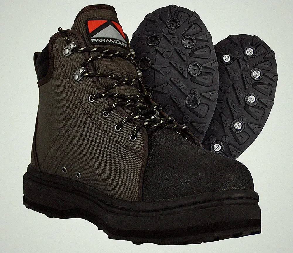 Stonefly Cleated Sole Wading Boot, Rubber Bottom Wading Shoe (13)