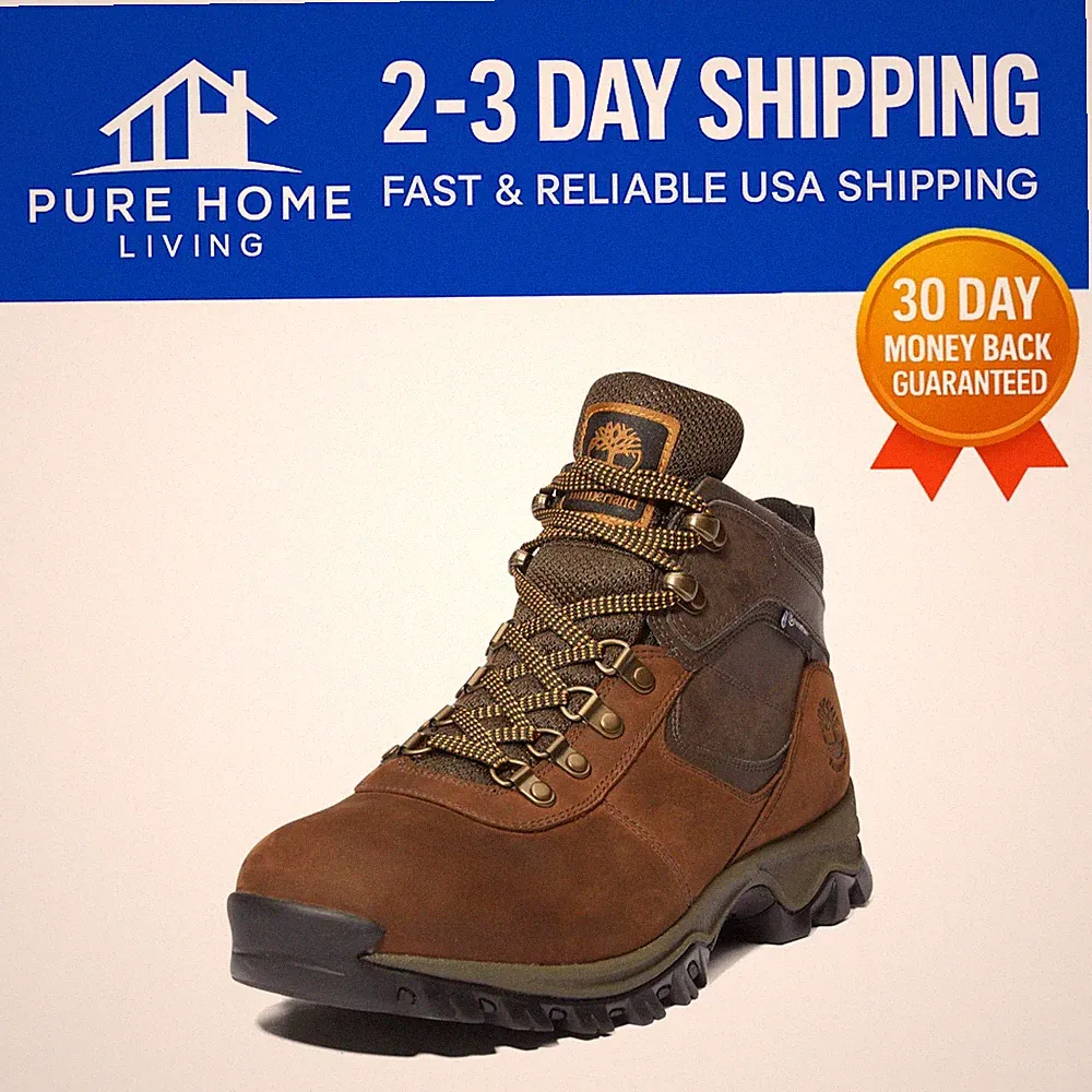 Stylish Men's Mt. Maddsen Waterproof Hiking Boots - Size 12, Rugged Design