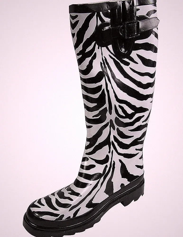 Sunville Women's Mid Calf Waterproof Rubber Garden Rainboots