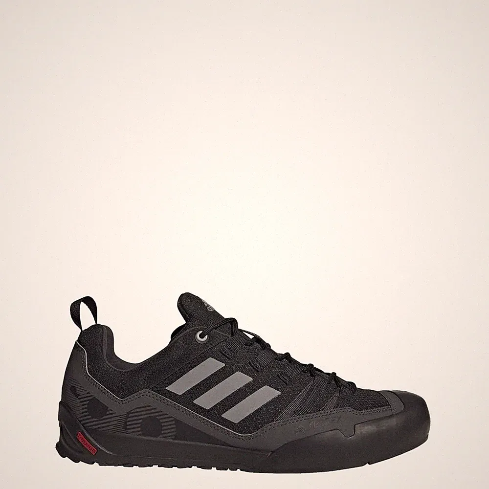 Sz 4 adidas Terrex Swift Solo Approach Shoes Men's, Black, Size 4