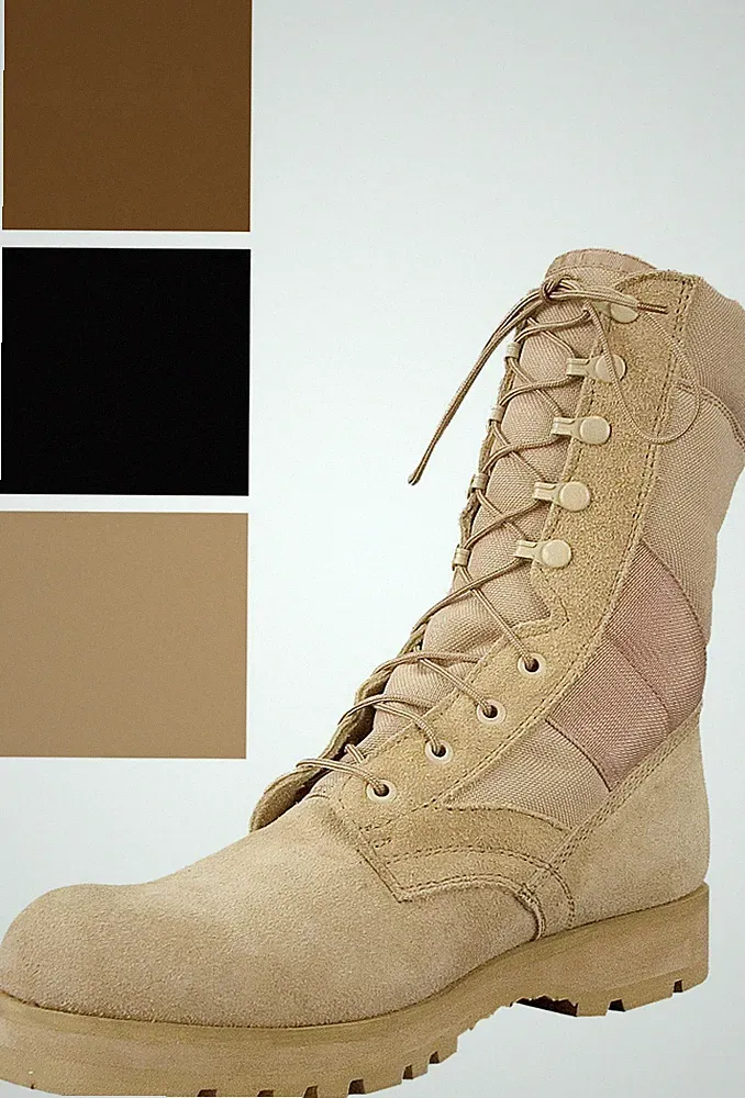 Tactical Boots Lug Sole Sierra Military Army Type Uniform Combat Boots 8" High
