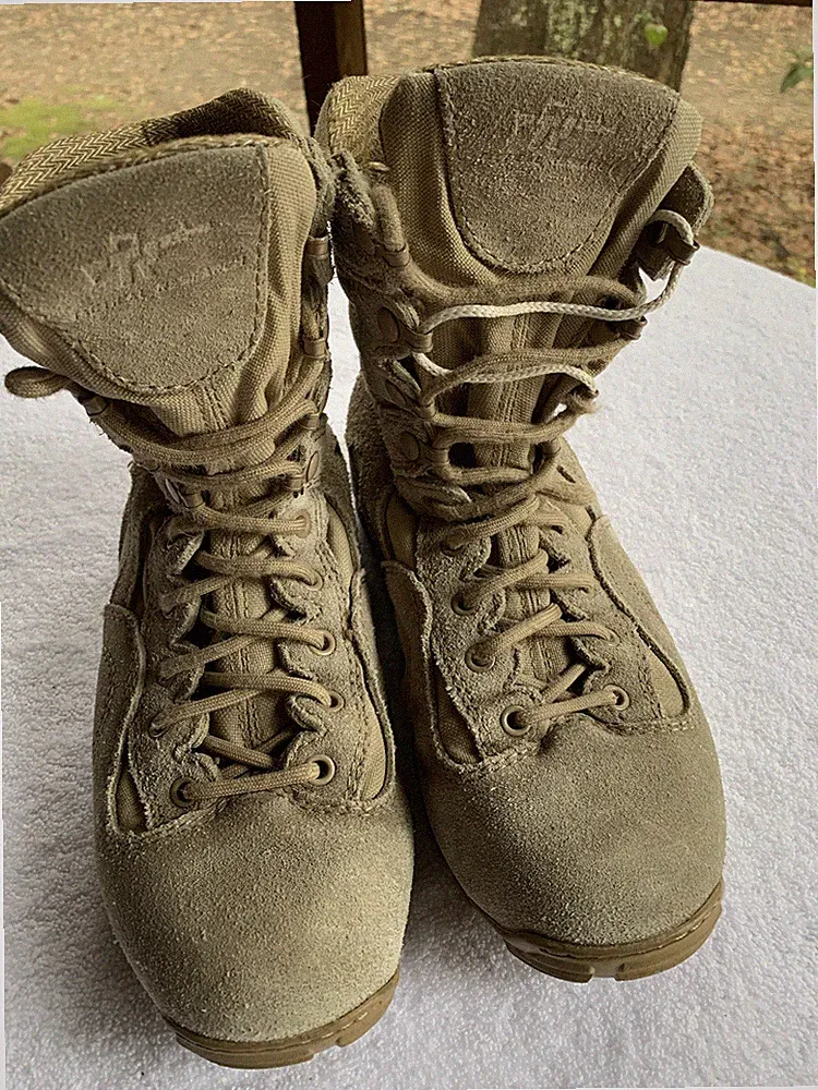 Tactical Research Boots Mens 5R Lightweight Mountain Hybrid Military Brown READ